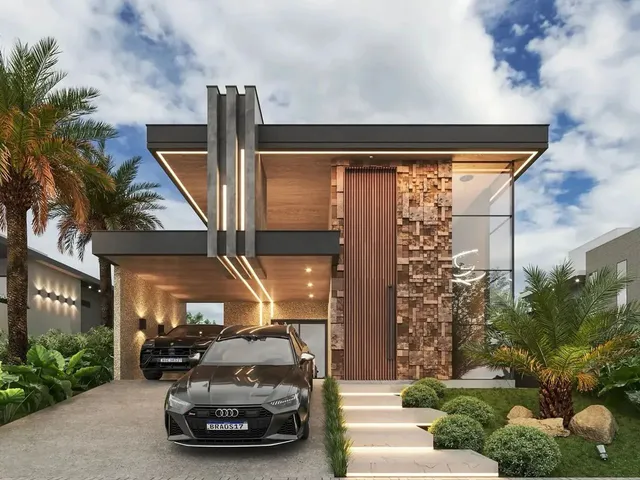 Imagem 1: Casa em Condomínio na Cidade Alpha-Terras 4 - de 144M² Sendo 3 Suítes \ Piscina Com