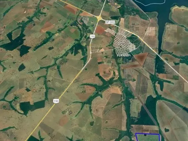 Imagem: Área Rural com Plantio de Cana-De-Açúcar