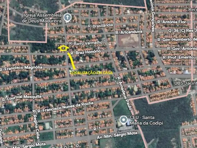 Imagem 16: Vendo Casa com Dois Terrenos na santa Maria da Codipe