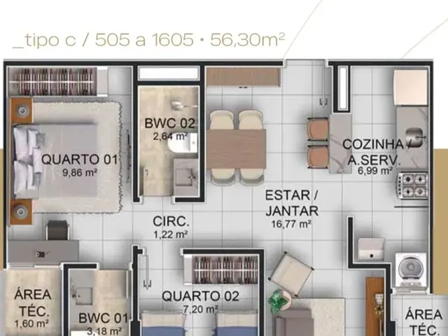 Imagem 2: Vendo Ágio Apartamento Condomínio Soho