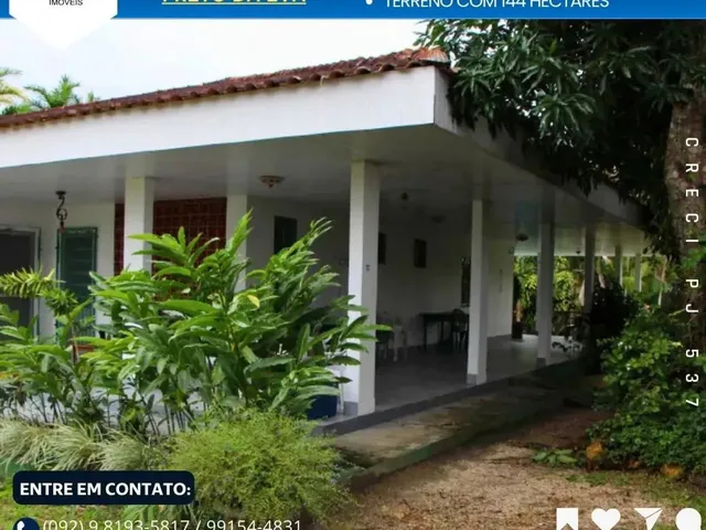 Imagem: Sítio Prox. Ao Rio Preto da Eva - 144(Ha