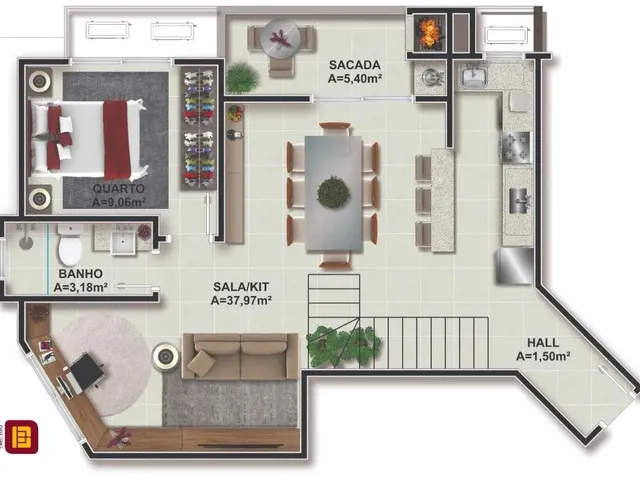 Imagem 6: Cobertura Duplex, 3 Dormitórios, Sendo 2 Suítes