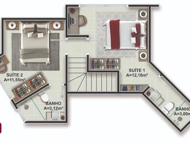 Imagem 2: Cobertura Duplex, 3 Dormitórios, Sendo 2 Suítes