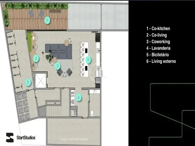 Imagem 10: Studio Mobiliado - 16M², Trindade - Jms