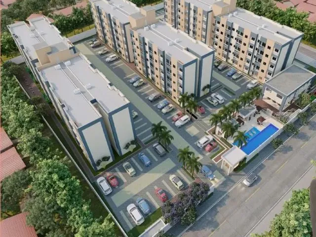 Imagem: O apartamento possui 2 Dormitórios, 1 Suíte, 2 Banheiros,