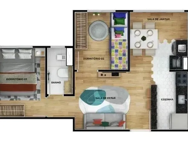 Imagem 16: Apartamento na Planta na Sapiranga/ Entrada Parccelada / Financiamento Caixa Mcmv