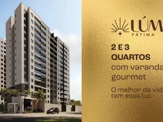 Imagem 1: Apt 015, Condomínio Lúmina Fatima, Apartamento de 02 e 03 Quartos, Elevador, Lazer