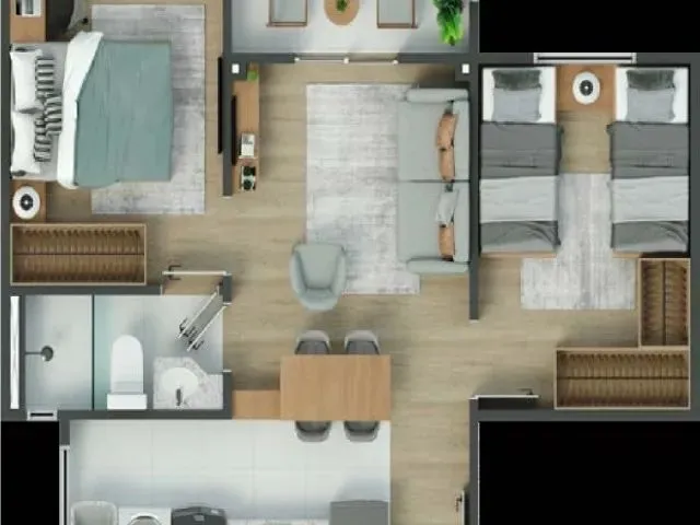 Imagem 5: Apartamento Próximo a Benjamim Brasil Cod0261