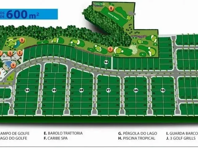Imagem: Vendo Lote Caribe Golf 603M