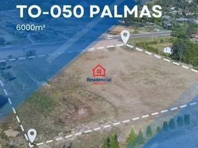 Imagem: Terreno À Venda, To-050, Palmas, To