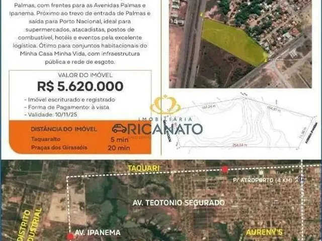 Imagem: Lote Comercial no Distrito Industrial Taquaralto