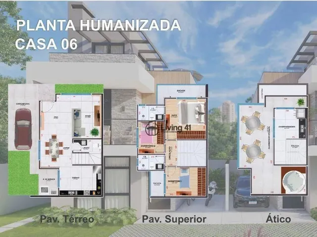 Imagem 13: Sobrado com 3 Dormitórios À Venda, 134 M² por R$ 719.000,00 - Hauer - Curitiba/Pr