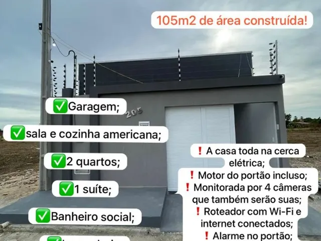Imagem 9: Casa com Tres Quartos Sendo Um Suíte - 90M²
