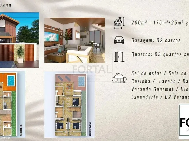 Imagem 13: Casa 3 Dormitórios para Venda em Cruz, Praia de Prea`, 2 Dormitórios, 2 Suítes, 1