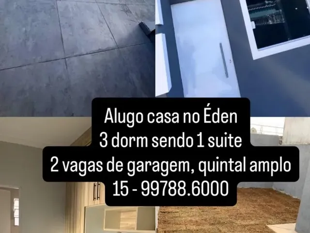 Imagem: A casa possui 3 Dormitórios, 1 Suíte, 2 Banheiros, 2