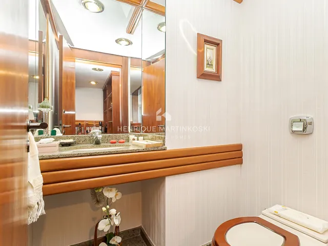 Imagem 14: Apartamento à venda no Batel – 273m² privativos, 4 quartos, 1 por andar, ao lado do