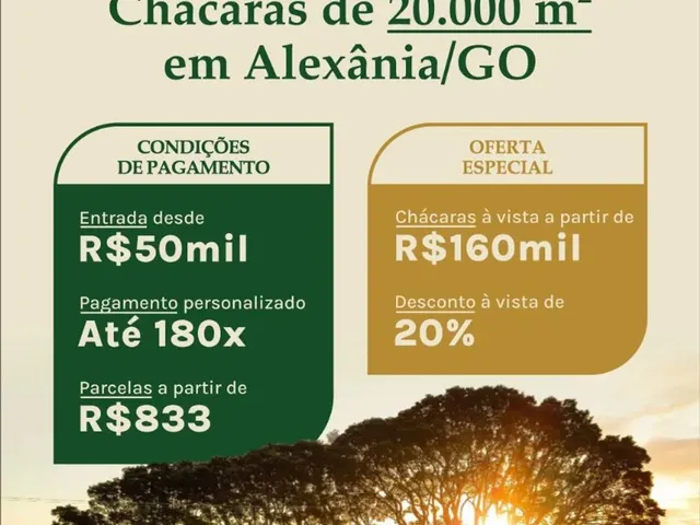 Imagem: Chácara Premium 20.000M² em Alexânia/Go