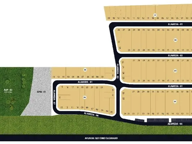 Imagem 1: Lote Residencial 250M² - 1601 Sul