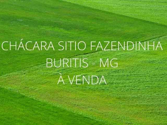 Imagem: Fazenda a Venda em Buritis Mg Escritura