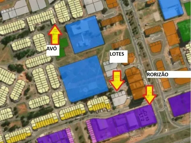 Imagem: Lote Esquina Qs 501 Samambaia 195 M2 - Atrás