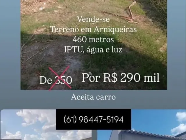 Imagem: Vendo Lote em Arniqueiras