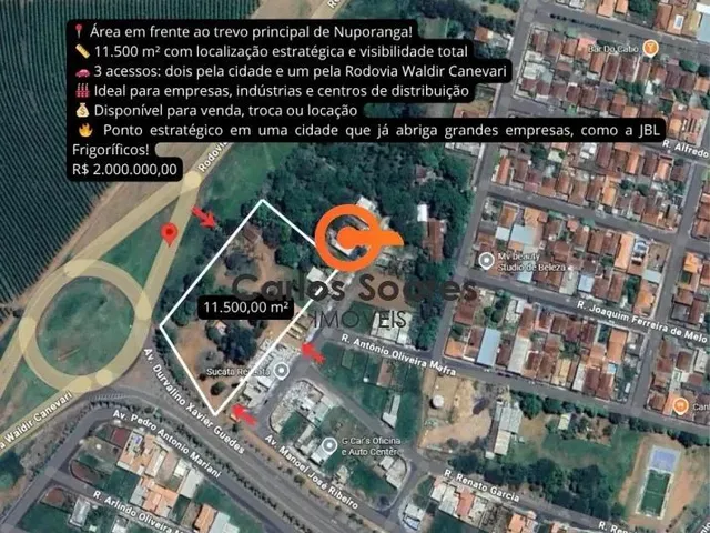 Imagem: Vende Terreno Centro em Nuporanga