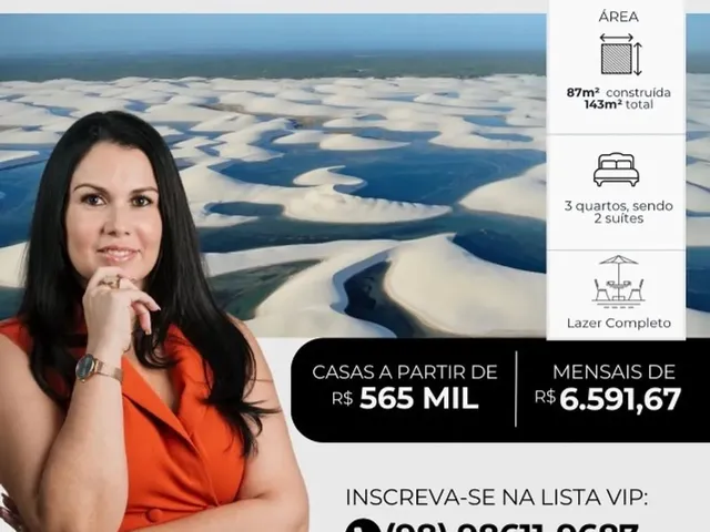 Imagem: Pré Lançamento em Barreirinhas-Casas com