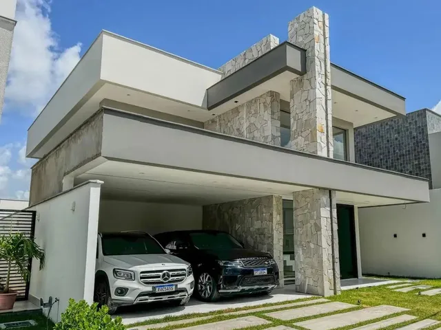 Imagem 1: Linda Casa com 4 Suítes e Altíssimo Padrão de Acabamento no Dhama Araçagy!!