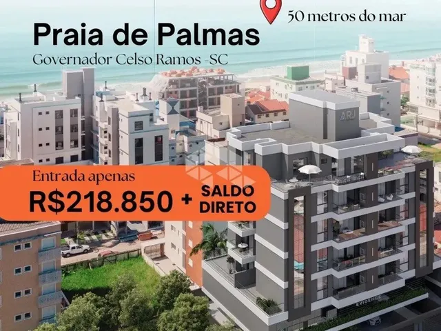 Imagem 1: Apartamento com 3 Quartos/Dormitórios no Bairro Palmas, em Governador Celso Ramos - Sc