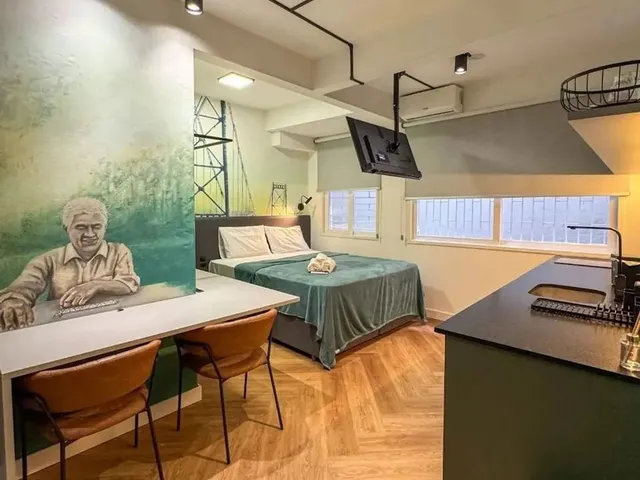 Imagem: Apartamento Studio Reformado e Mobiliado