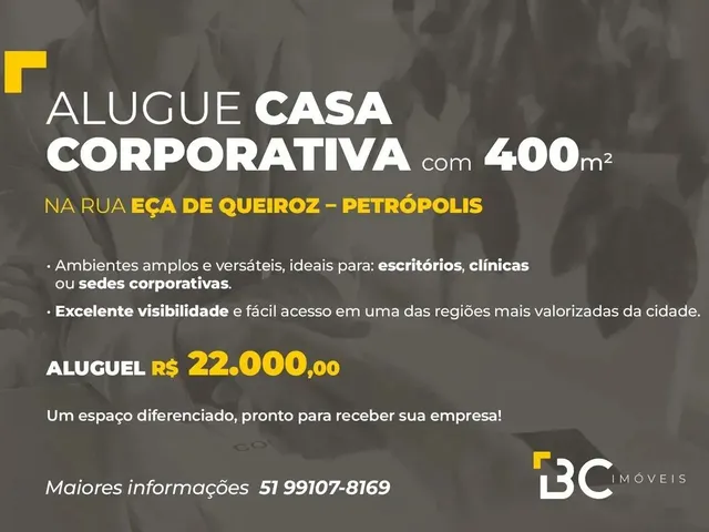 Imagem: Casa Corporativa no Petrópolis - Escritórios