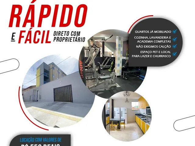 Imagem 1: Excelente Localização, Sem Fiador, Pouca Burocracia, com Internet de Brinde