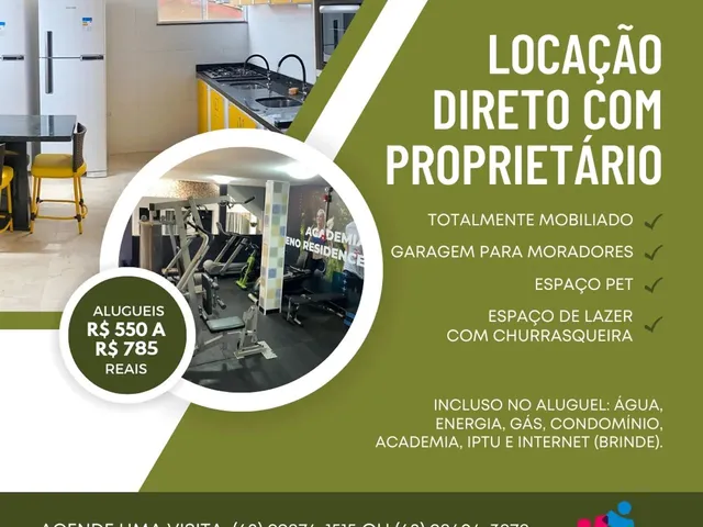 Imagem 1: Kitnet Mobiliada com Contas Inclusas no Setor Sol Nascente