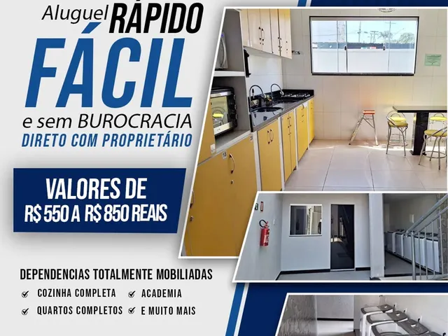 Imagem 1: Apartamento para Aluguel com Mobília e Contas Inclusas no Setor Sol Nascente - Goiânia
