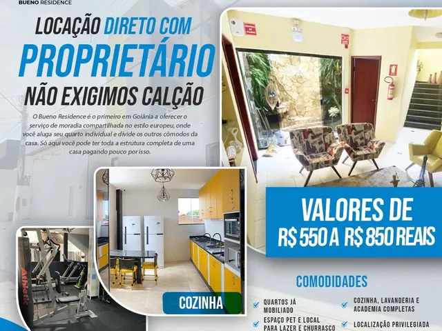 Imagem: Aluguel de Kitnet com Tudo Incluso