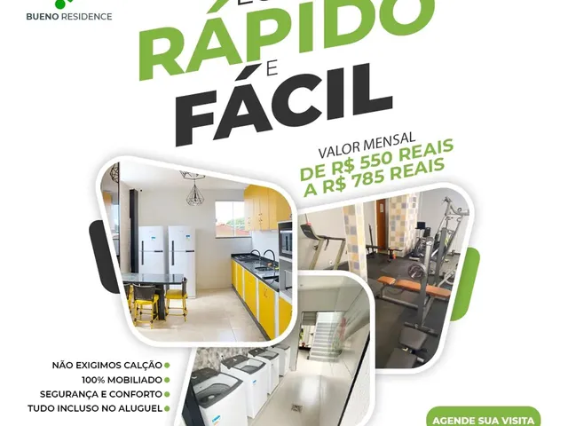 Imagem: Flat com Mobilia e Internet no Setor Coimbra