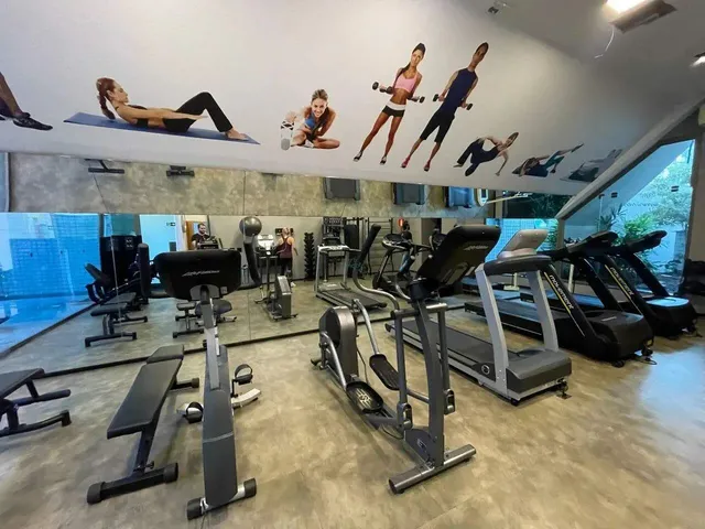Imagem 12: Flat Mobiliado para Alugar com Cerca de 32M² Lourdes, 1 Quarto, Lazer e 1 Vaga