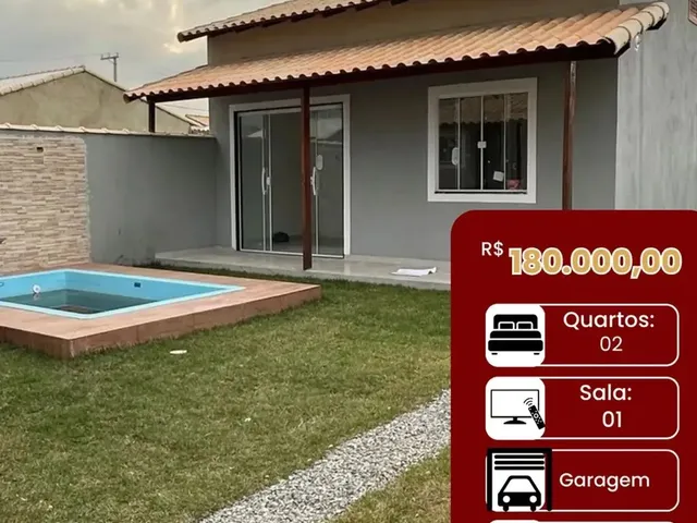 Imagem: Casa Super Moderna R$ 180 Mil
