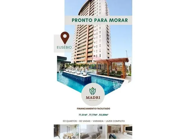 Imagem 15: Apartamento no Eusébio com 3 Quartos- Madri Residence