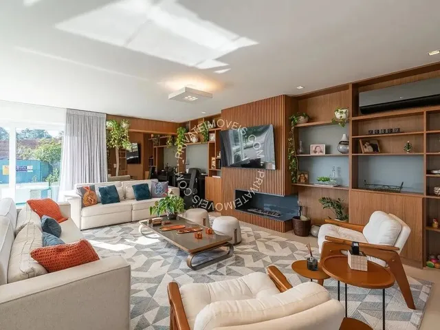 Imagem 2: Casa em Condomínio Mobiliada para Alugar no Alphaville com 3 Quartos (3 Suítes