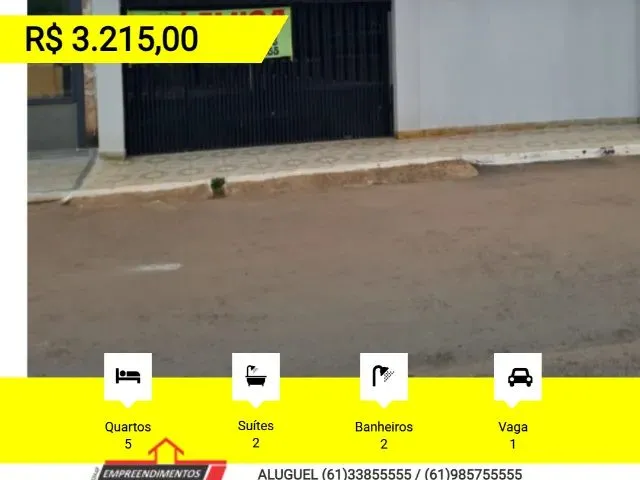 Imagem: Aluga Se Casa na Quadra 1 Conjunto B Setor