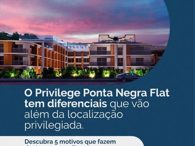 Imagem 5: Flat em Ponta Negra a 170 Metros da Praia
