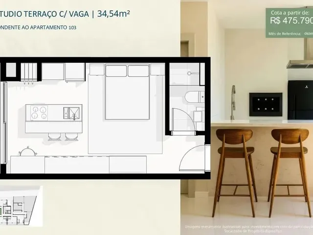Imagem 12: Apartamento Studio Garden no Campeche