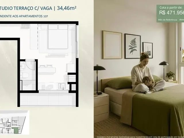 Imagem 8: Apartamento Studio Garden no Campeche