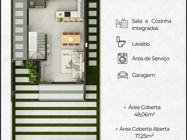 Imagem 8: Imóvel / Casa a Venda com 110 M² de 3 Quartos / Suítes no Campeche - Florianópolis