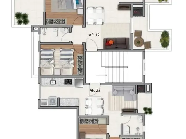 Imagem 6: Apartamento para Venda em São José dos Pinhais, Carioca, 3 Dormitórios, 1 Suíte, 2