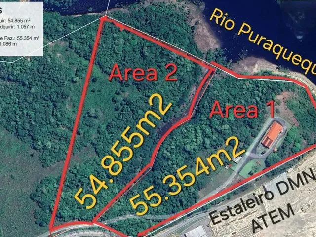 Imagem: Vendo 2 Terrenos Às Margens do Rio Puraquequara