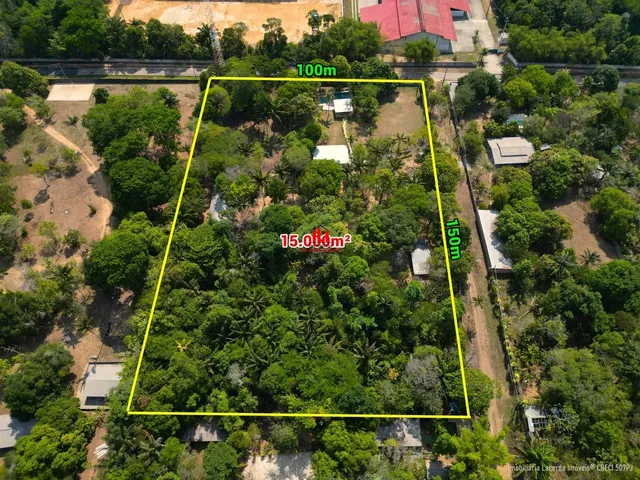 Imagem: Chácara com 100X150 15.000M² de Esquina