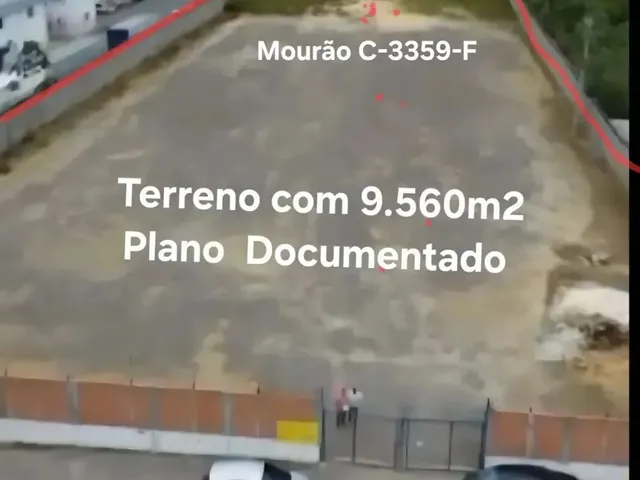 Imagem 3: Vendo/Alugo Excelente Terreno com 9.560M2 em Rua Próximo a Bemol Torquato. Plano, Murado