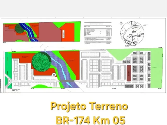 Imagem 3: Terreno no Km 5 da Br174 com 246.601M2. Semi Plano. Documentado. Área de Expansão